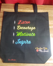 Load image into Gallery viewer, Teacher canvas bag- personalized