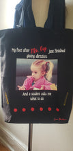 Load image into Gallery viewer, Teacher Canvas bag- personalized