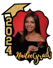 Load image into Gallery viewer, Graduation fans (5 fans included)