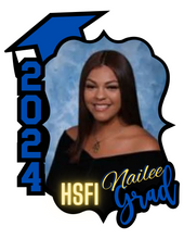 Load image into Gallery viewer, Graduation fans (5 fans included)