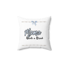 Load image into Gallery viewer, Mama Bows & Peeps Square Pillow