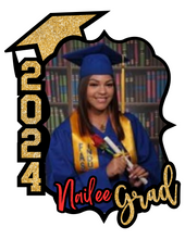 Load image into Gallery viewer, Graduation fans (5 fans included)