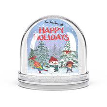 Load image into Gallery viewer, Happy Holidays Snow Globe - Festive Winter Décor