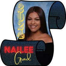 Load image into Gallery viewer, Graduation fans (5 fans included)