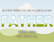 Load image into Gallery viewer, Father's Day Letters (13 Templates)