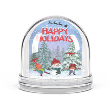 Load image into Gallery viewer, Happy Holidays Snow Globe - Festive Winter Décor
