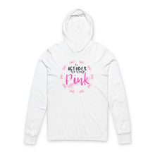 Load image into Gallery viewer, In October We Wear Pink– Cancer Awareness Hoodie
