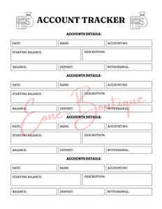 Budget Planner (41 pgs) Editable