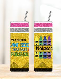 Teacher Tumblers Editable Templates #2