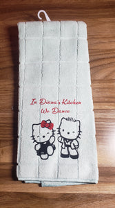 Hello Kitty- towel set (customized)