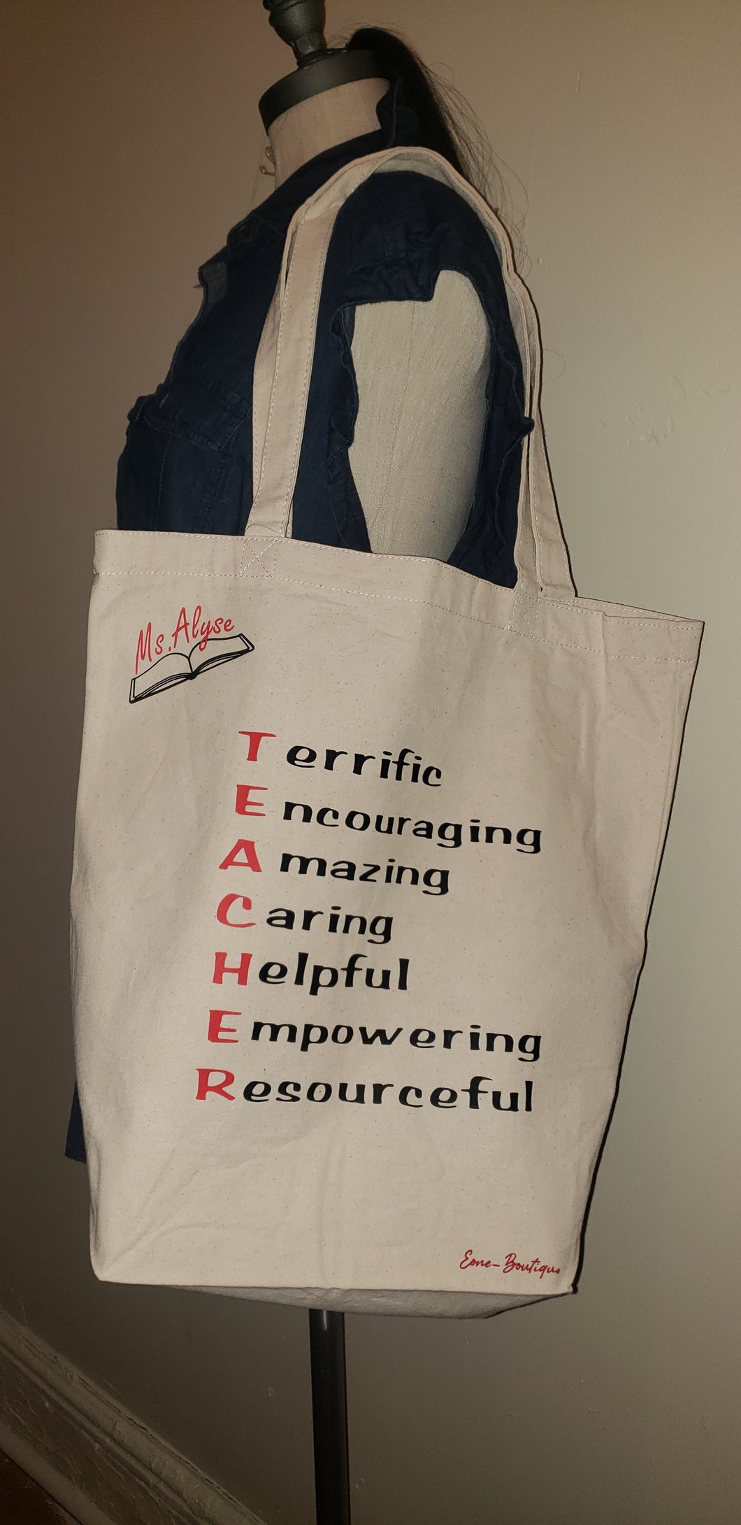 Teacher- canvas bag