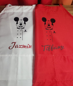 Mickey apron- customize