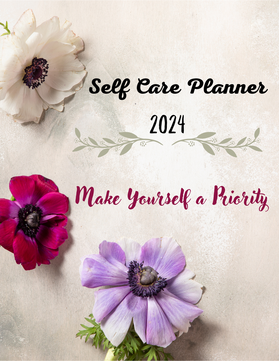 Self Care Planner (53 editable pgs)