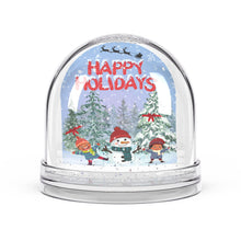 Load image into Gallery viewer, Happy Holidays Snow Globe - Festive Winter Décor
