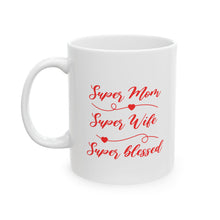 Load image into Gallery viewer, Super Mom Ceramic Mug - Perfect Gift for Mothers
