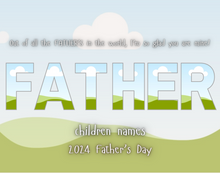 Load image into Gallery viewer, Father&#39;s Day Letters (13 Templates)
