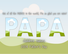 Load image into Gallery viewer, Father&#39;s Day Letters (13 Templates)
