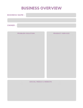 Load image into Gallery viewer, Small Business Planner (43 pgs) editable
