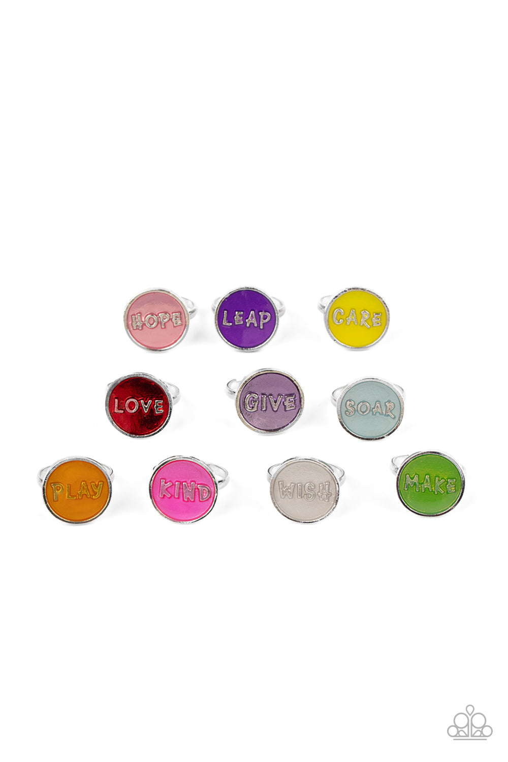 Inspirational words rings