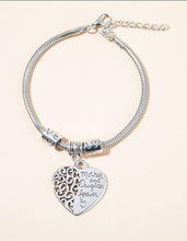 Load image into Gallery viewer, Heart Charm Bracelet
