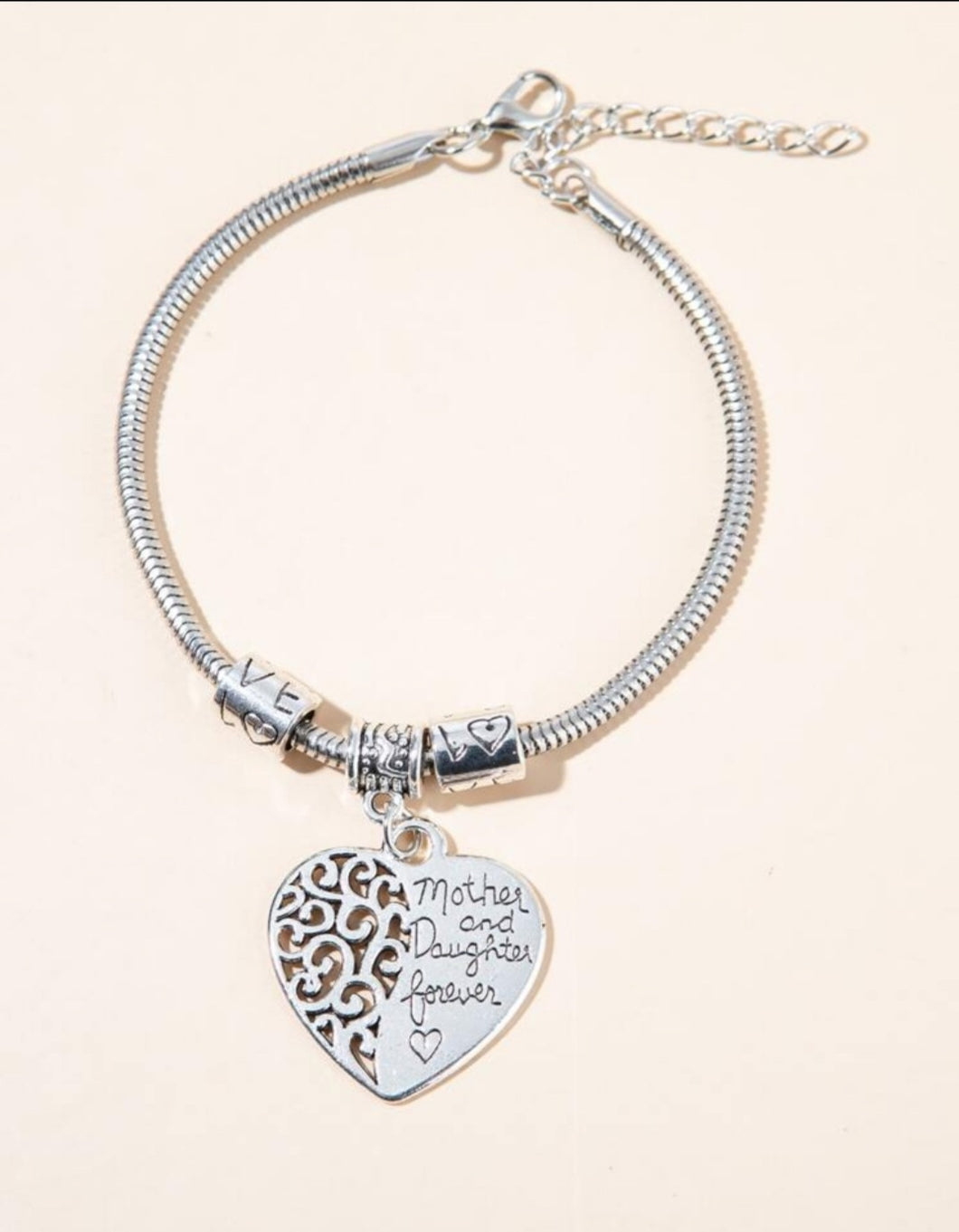 Heart Charm Bracelet