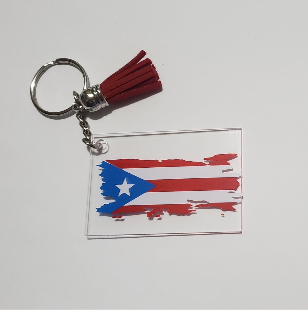 Puerto Rico Keychain