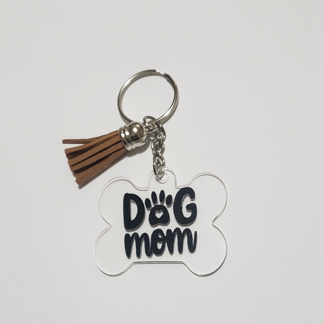 Dog mom Keychain