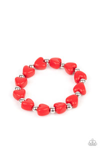 Heart beads bracelet (Vday)