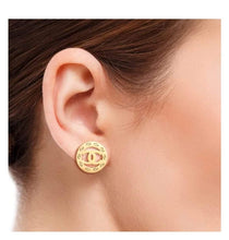 Load image into Gallery viewer, C Designer Steel Studs (Gold or Silver)
