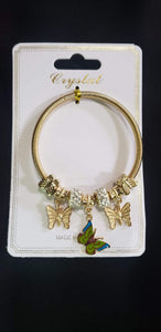 Gold Assorted Butterfly Bracelets