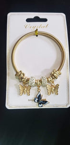 Gold Assorted Butterfly Bracelets