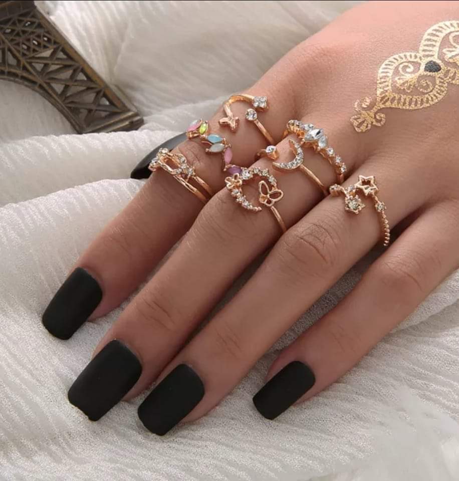 7pc knuckle Rings