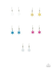 Load image into Gallery viewer, Snowflakes dangle earrings
