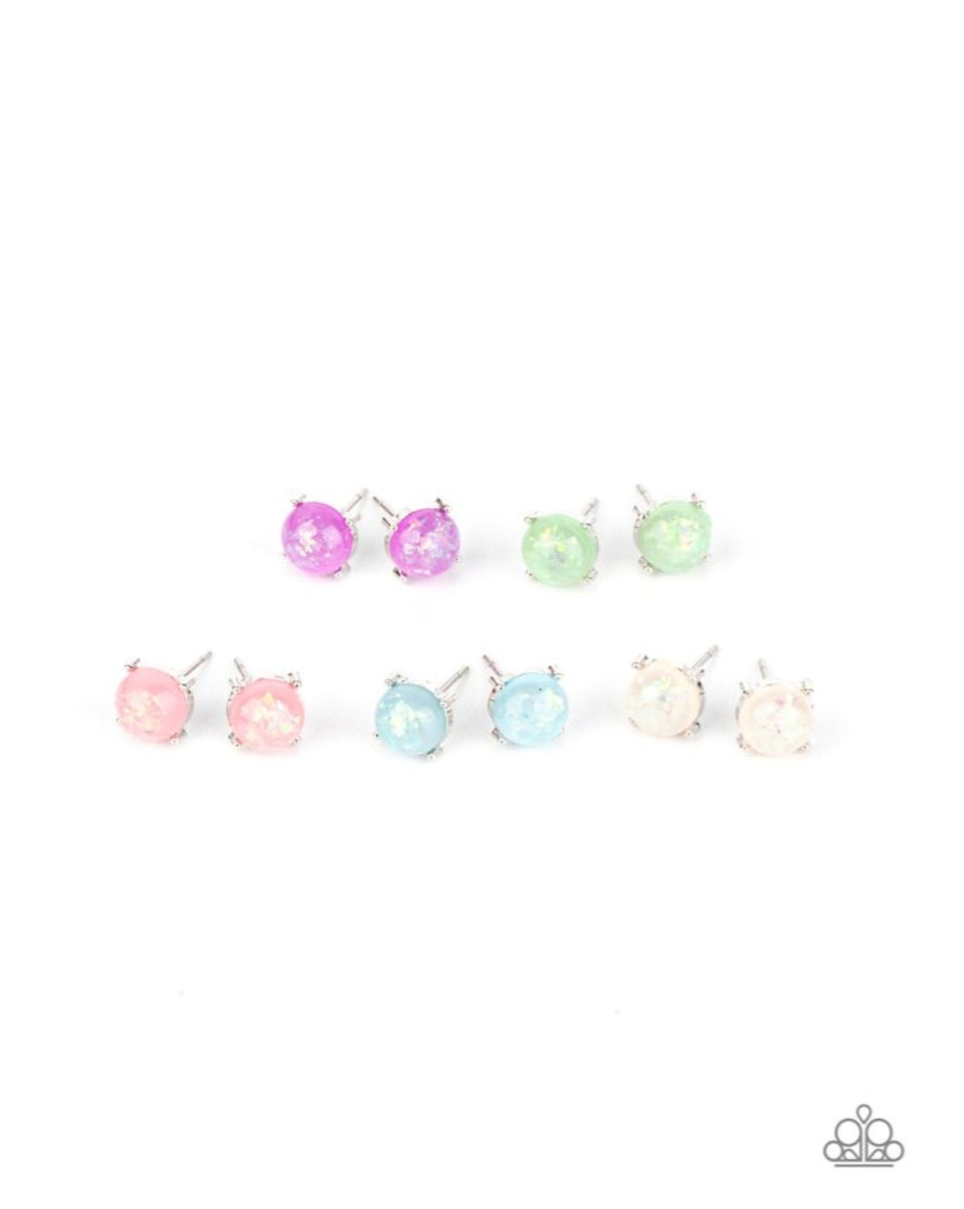 sparkly beads studs