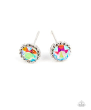 Load image into Gallery viewer, Iridescent rhinestone- multi earrings
