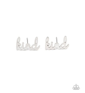 Inspirational word earrings