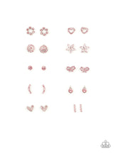 Load image into Gallery viewer, Pink Rhinestone earrings
