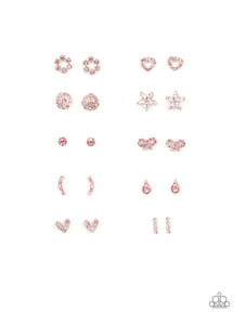 Pink Rhinestone earrings