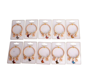 Gold Assorted Butterfly Bracelets