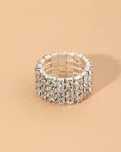 Rhinestone Decor Ring