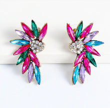 Load image into Gallery viewer, Multi Color Gemstone Earrings
