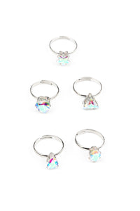 Iridescent shape rings